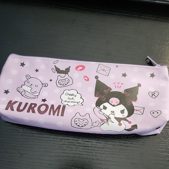 Sanrio Kuromi Vinyl Pencil Case - Picture 1 of 7